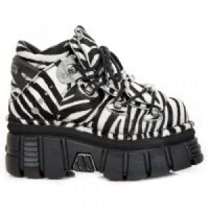  106-S31 PELO CEBRA NEGRO BLANCO, TOWER NEGRO LATERAL E-14 New Rock M.106-S31 -  