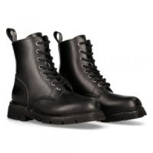  M.MILI084N-S2 ANILIN NEGRO, PLANING NEGRO SIN (SIN FORRO SIN CREMALLERA) New Rock M.MILI084N-S2 -  