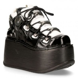  M-106-S118 CHAROL NEGRO ARRUGADO, NAPA BLANCA,MARTE NEGRO New Rock M.106-S118 -  