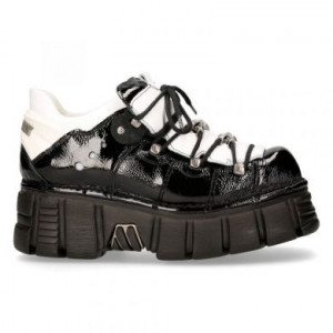  M-120N-C35 CHAROL ARRUGADO NEGRO, CHAROL ARRUGADO NEGRO, NAPA BLANCA, TOWER NEGRO + lateral New Rock M.120N-C35 -  