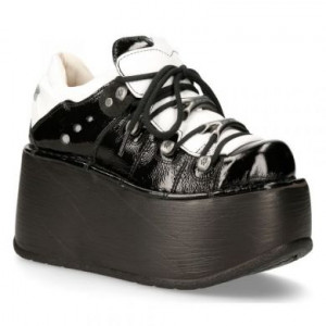  M-120N-S49 CHAROL ARRUGADO NEGRO, CHAROL ARRUGADO NEGRO, NAPA BLANCA, MARTE NEGRO New Rock M.120N-S49 -  