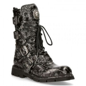  M.1473-R44 VINTAGE FLOWER NEGRO, PLANING NEGRO SIN New Rock M.1473-R44 -  