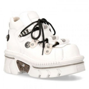  M-215-S7 NAPA BLANCA, TECHNO BLANCO ACERO LATERAL + MUELLE New Rock M.215-S7 -  