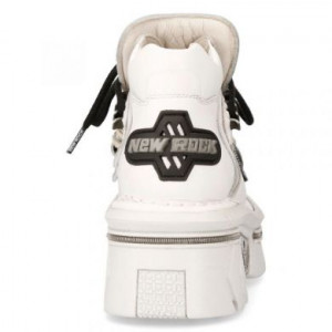  M-215-S7 NAPA BLANCA, TECHNO BLANCO ACERO LATERAL + MUELLE New Rock M.215-S7 -  