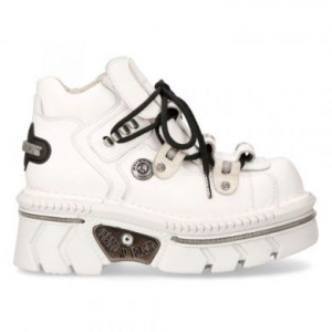  M-215-S7 NAPA BLANCA, TECHNO BLANCO ACERO LATERAL + MUELLE New Rock M.215-S7 -  