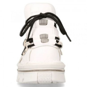  M-215-S7 NAPA BLANCA, TECHNO BLANCO ACERO LATERAL + MUELLE New Rock M.215-S7 -  
