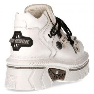  M-215-S7 NAPA BLANCA, TECHNO BLANCO ACERO LATERAL + MUELLE New Rock M.215-S7 -  