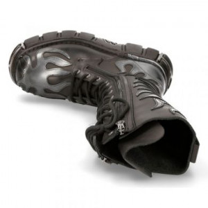  M.350-C1 CRUST NEGRO Y PULIK ACERO, TOWER NEGRO ACERO New Rock M.350-C1 -  