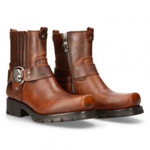  M-7605C-C3 ALASKA CUERO, MOTORCYCLE NEGRO New Rock M.7605C-C3 -  