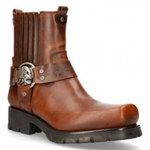  M-7605C-C3 ALASKA CUERO, MOTORCYCLE NEGRO New Rock M.7605C-C3 -  