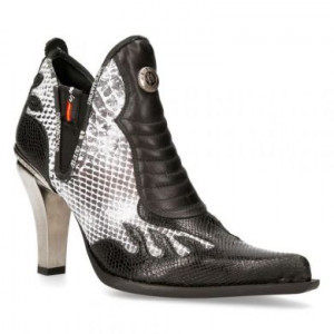  M-BULL020-C11 PITONE NEGRO, PITON BLANCO LUXOR NEGRO BULL NEGRO TACON KANSAS ACERO -  2