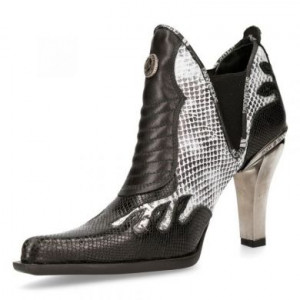  M-BULL020-C11 PITONE NEGRO, PITON BLANCO LUXOR NEGRO BULL NEGRO TACON KANSAS ACERO -  4