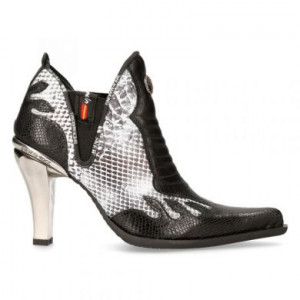  M-BULL020-C11 PITONE NEGRO, PITON BLANCO LUXOR NEGRO BULL NEGRO TACON KANSAS ACERO -  1