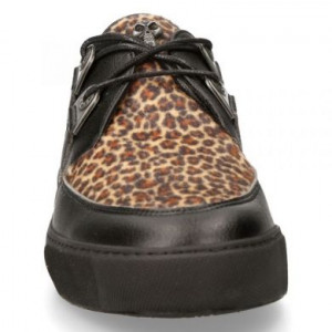  M-REBEL001-V2 VEGAN NEGRO, LEOPARDO PU BEIG, REBEL NEGRO -  3