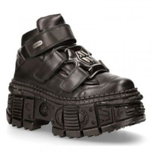  M-WALL009-C5 CRUST NEGRO, LUXOR NEGRO, TANK CASCO NEGRO SIN HERRAJES New Rock M.WALL009-C5 -  