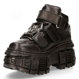  M-WALL009-C5 CRUST NEGRO, LUXOR NEGRO, TANK CASCO NEGRO SIN HERRAJES New Rock M.WALL009-C5 -  