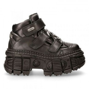  M-WALL009-C5 CRUST NEGRO, LUXOR NEGRO, TANK CASCO NEGRO SIN HERRAJES New Rock M.WALL009-C5 -  