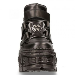  M-WALL009-C5 CRUST NEGRO, LUXOR NEGRO, TANK CASCO NEGRO SIN HERRAJES New Rock M.WALL009-C5 -  