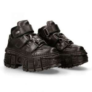 M-WALL009-C5 CRUST NEGRO, LUXOR NEGRO, TANK CASCO NEGRO SIN HERRAJES New Rock M.WALL009-C5 -  