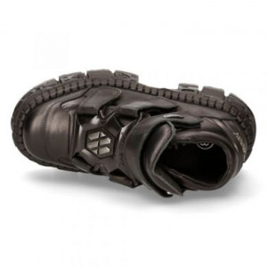  M-WALL009-C5 CRUST NEGRO, LUXOR NEGRO, TANK CASCO NEGRO SIN HERRAJES New Rock M.WALL009-C5 -  