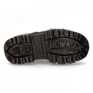  M-WALL009-C5 CRUST NEGRO, LUXOR NEGRO, TANK CASCO NEGRO SIN HERRAJES New Rock M.WALL009-C5 -  