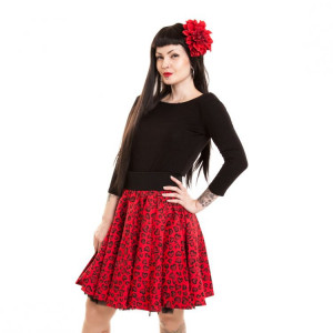  SWING SKIRT LADIES RED - 