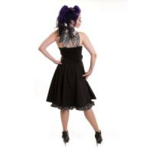  LILLY MARY DRESS LADIES BLACK/WHITE Rockabella D-LMARY-BW -  