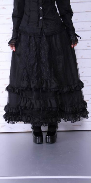  maxi ruffles skirt /  /  /  - 