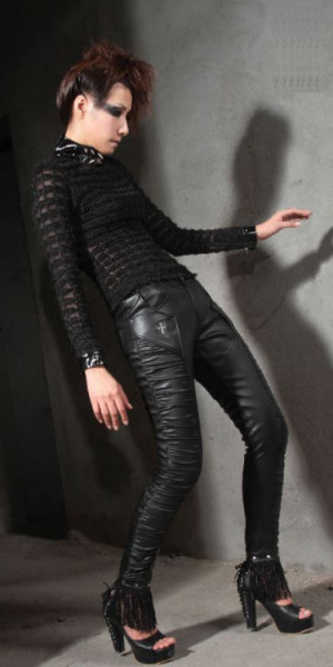  leather trousers - 