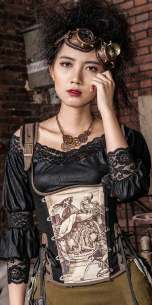  skulls corset - 