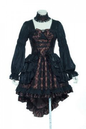  Gothic Dresses Black/Red - 