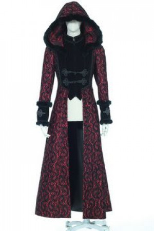  Gothic Coat Red/Black - 