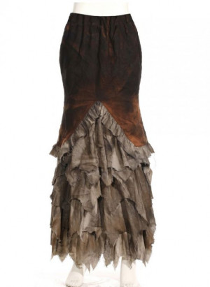  Full length pencil skirt Coffee - 
