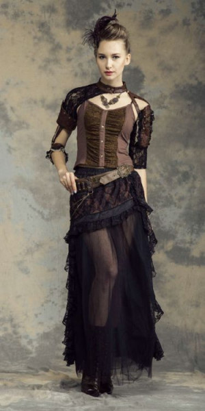  Steampunk Sleeves Fittings Black - 