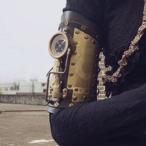    Steampunk Bracelet Black - 