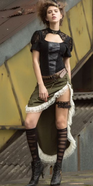  Steampunk Shirts Black - 