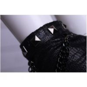  punk studs fingerless gloves /  /  /  -  4