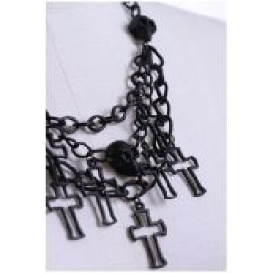  cross skull necklace -  2
