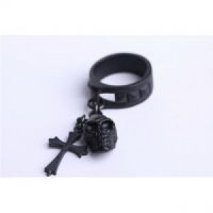  skull cross ring RQ-BL 1004bk -  