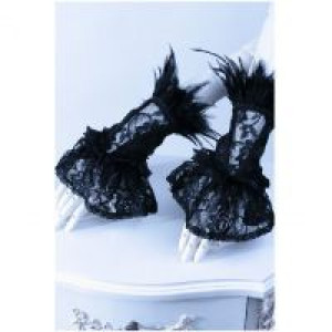  feather lace gloves RQ-BL 1015bk /  /  /  / -  