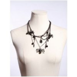  spiders beads necklace RQ-BL 1021bk -  
