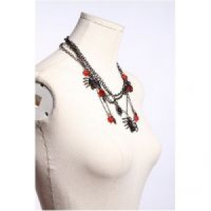  spiders beads necklace -  2