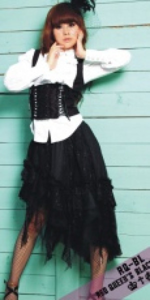  asymmetrical skirt RQ-BL 21013bk /  /  /  / -  