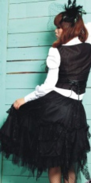  asymmetrical skirt RQ-BL 21013bk /  /  /  / -  