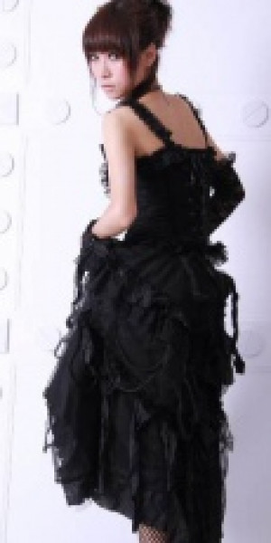  long beggar skirt RQ-BL 21030bk /  /  /  / -  