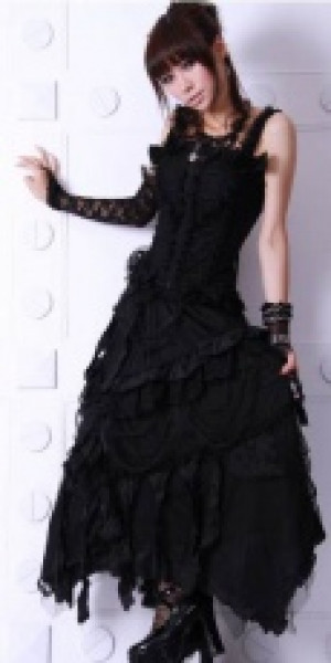  long beggar skirt RQ-BL 21030bk /  /  /  / -  