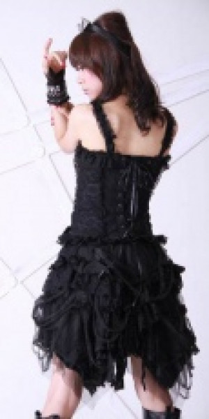  short beggar skirt RQ-BL 21032bk /  /  /  / -  