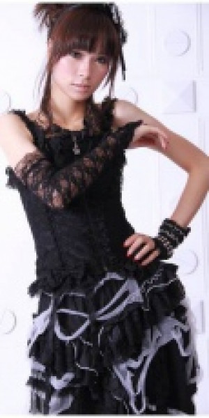  short beggar skirt RQ-BL 21032bw /  /  /  / -  