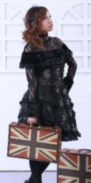  black roses dress RQ-BL 21051bg /  /  /  / -  