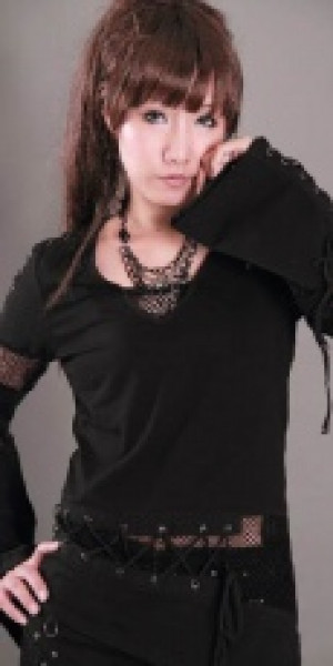  punk T-shirt RQ-BL 21055bk /  /  /  / -  